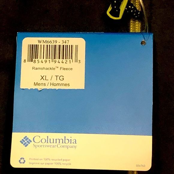 COLUMBIA Men's Olive Green Black Full Zipper Jacket NWT Sz XL - Picture 9 of 10